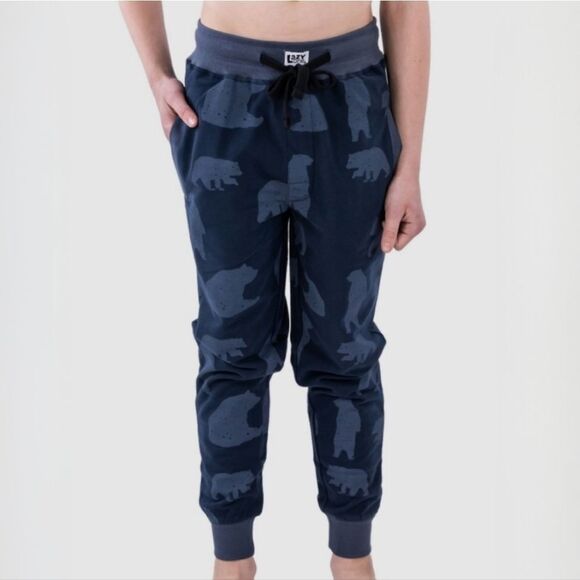 Lazy One Blue Get Lost Kid Joggers Pants - Picture 1 of 16
